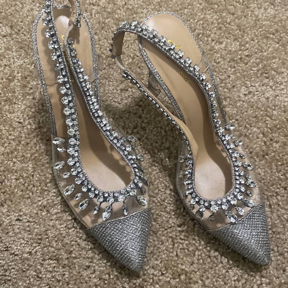 Silver Pump Heels